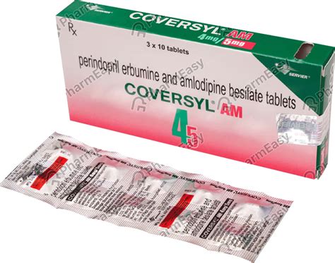 Coversyl Am Mg Strip Of Tablets Uses Side Effects Price