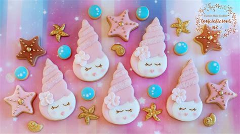 How To Make Pretty Pink SeaShell Princess Cookies PLUS A Tutorial On