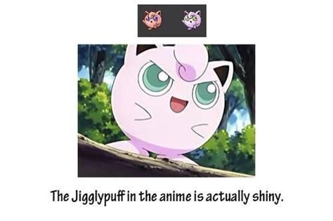 Actually All The Jigglypuff In The Anime Is Shiny Jigglypuff Anime