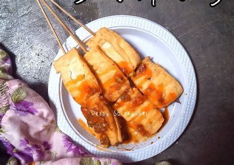 Resep Sate Tahu Sambal Kacang Oleh Dessy Solehyanti Cookpad