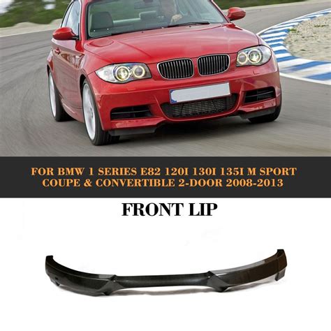 E82 Carbon Fiber Front Bumper Lip Diffuser For Bmw 1 Series E82 120i