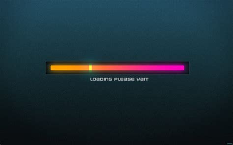 Loading Illustration Loading Screen Technology Hd Wallpaper