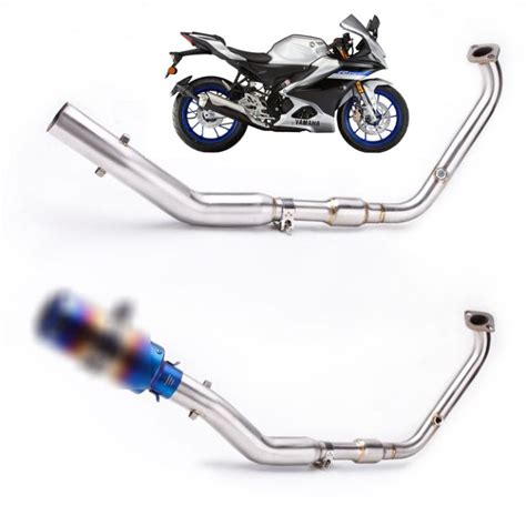 REYGEAK For YAMAHA R15 V4 R15M 51mm Pipes Elbow With Sensor And