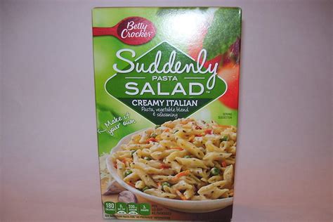 Betty Crocker Suddenly Pasta Salad Creamy Italian 83 Ounce Boxes Pack Of 4