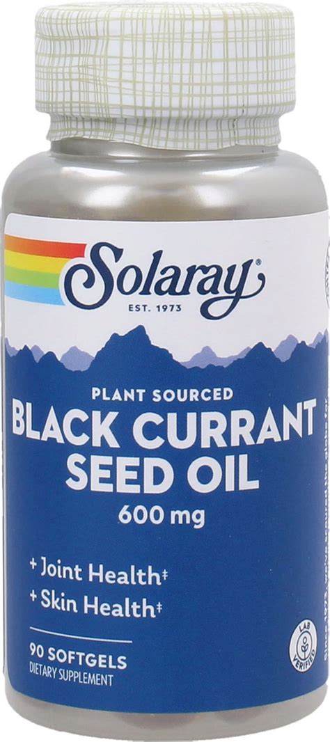 Schwarzes Johannisbeersamenöl Black Currant Seed Oil 90 Softgels