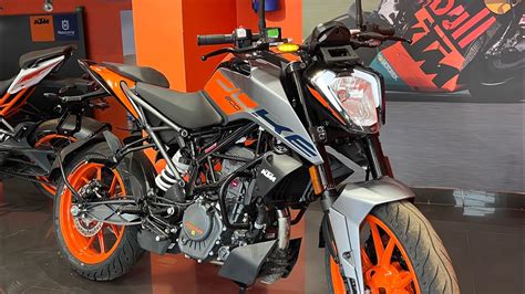 Ktm Duke 200 E20 Obd 2 Dark Silver Metallic New Model 2023 Detailed Review In Hindi Youtube