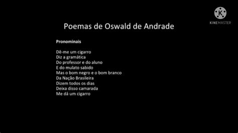 Pronominais Oswald Andrade Analise - FDPLEARN