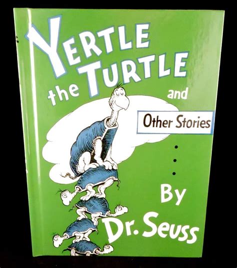 VINTAGE DR SEUSS YERTLE THE TURTLE AND OTHER STORIES 1958 GROLIER BOOK