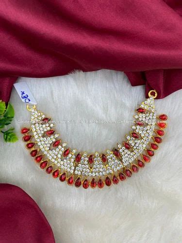 Indian Deity Jewelry Temple Deity Short Necklace DSN 075 At Rs 500 00