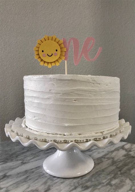 Sunshine One Cake Topper You Are My Sunshine Theme Sunshine Etsy