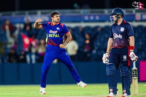 T I Series Nepal Thrash Usa By Runs