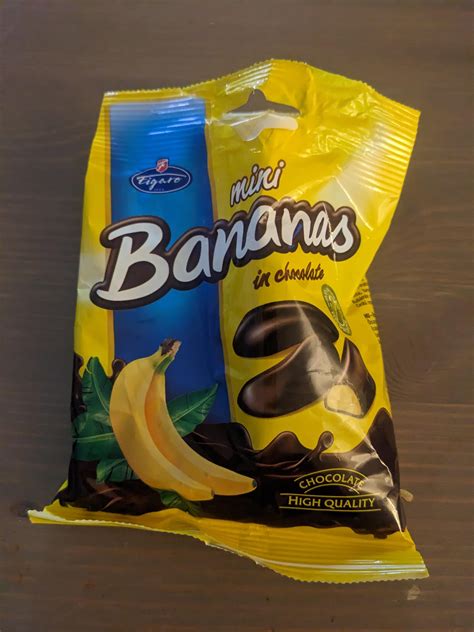 Foam Bananas Covered In Dark Chocolate Rbananaflavoredcandy