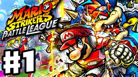 Mario Strikers Battle League Gameplay Walkthrough Part 1 Cannon