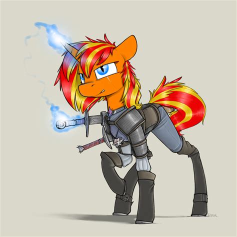 1559115 Safe Artist Sinrar Derpibooru Import Oc Oc Amber Shield