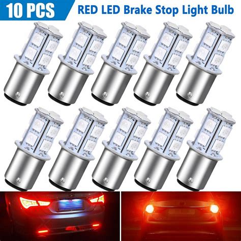 X Smd Red Led Tail Brake Stop Backup Reverse Turn Signal