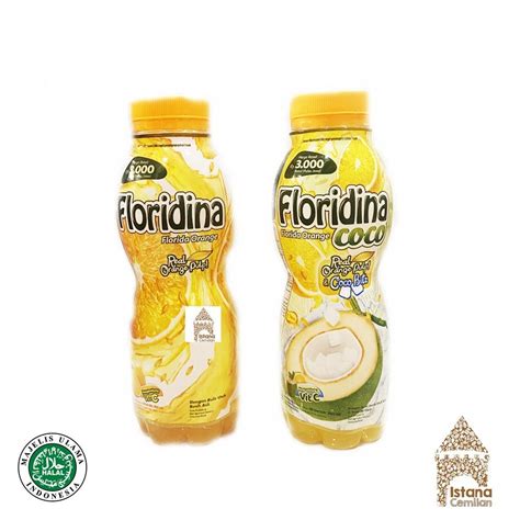 Floridina Florida Orange Coco Bitz Minuman Jeruk Vit C Ml