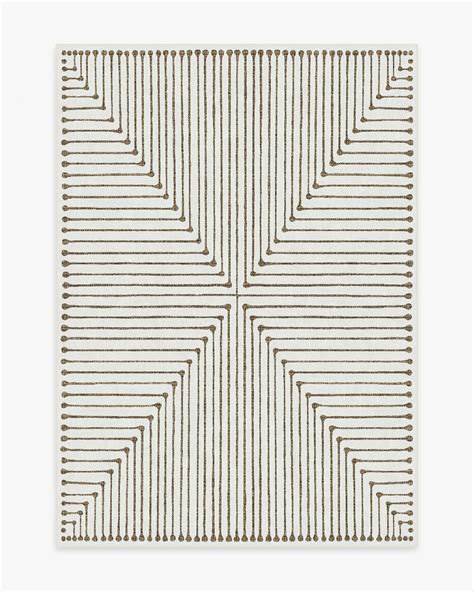 Jonathan Adler Inkdrop Camel Ivory Tufted Rug Ruggable