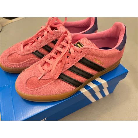 Adidas Original 愛迪達 Gazelle Indoor W 女休閒鞋運動經典復古麂皮 焦糖底 現貨 蝦皮購物