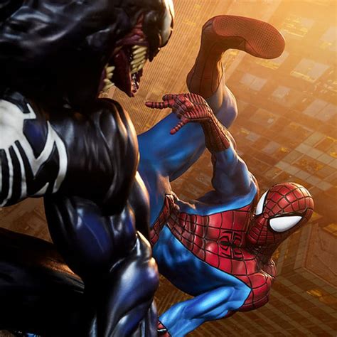 Spider Man Vs Venom Scale Maquette Sideshow Okimonoverse