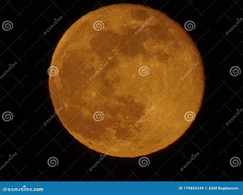 Clear Full Moon Stock Image Image Of Full Skyn Ndarknmoonnclear