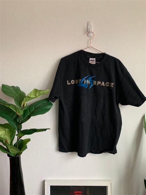 Vintage Lost In Space Sci Fi Black Movie Promo T Shirt Etsy Lost In