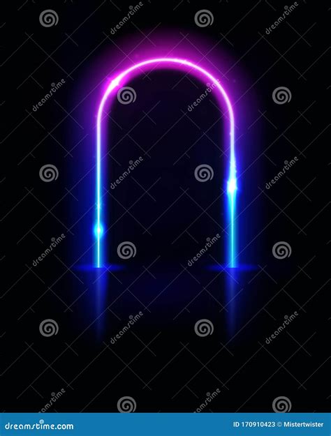 Neon Arch Podium Led Arcade Stage Light Spotlight Lines