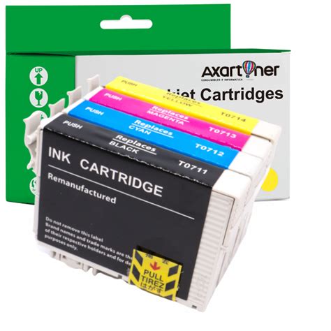 Multipack 4 Cartuchos De Tinta Epson T0711 2 3 4 Compatibles