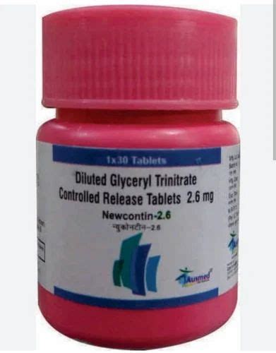 Nitroglycerin Mg Tablet At Rs Bottle Nitroglycerin Tablet In