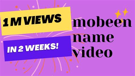 Writing Name Video Writing Name Video Mobeen Writer Name Video Youtube