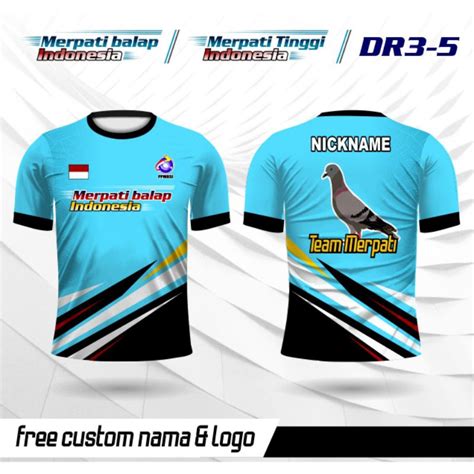 Jual Jersey Merpati Baju Team Merpati Tinggi Balap Kaos Pria