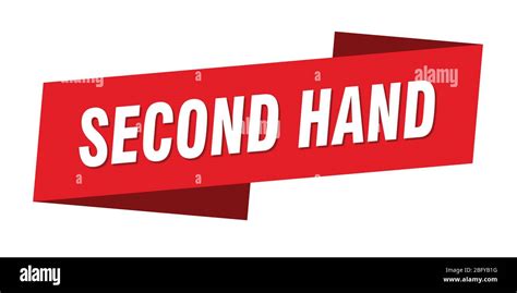 hand banner template  hand ribbon label sign stock vector