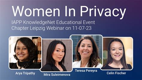 IAPP KnowledgeNet Leipzig Webinar 11 07 23 Women In Privacy Spirit