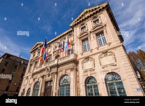 City Hall building facade in Marseille, France, Europe Stock Photo - Alamy