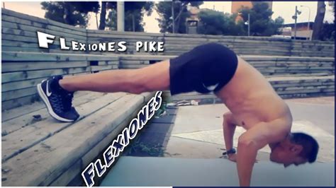 Flexiones Pike Con Piernas Elevadas Elevated Pike Push Ups