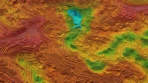 Mapa De Contorno Topogr Fico Linhas De Grade Foto Premium