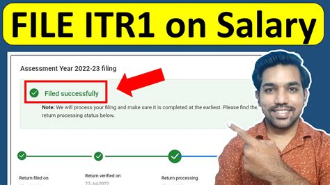 How To File ITR For Salary Person FY 2022 23 AY 2023 24