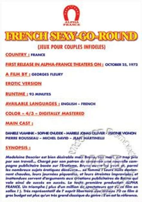 French Sexy Go Round Soft Erotic Version 1972 Alpha France Adult Dvd Empire