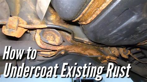 How To PROPERLY Undercoat A Rusted Car Or Truck Fluid Film Surface