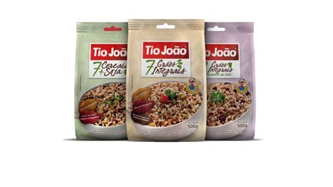 Linha 7 Grãos Tio João sabor e nutrientes no cardápio do seu paciente