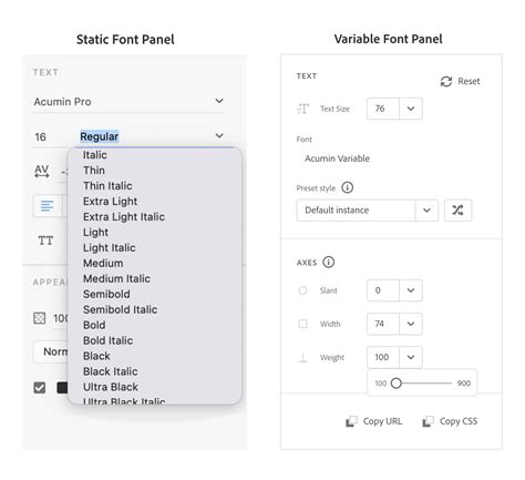 Use Variable Fonts From Adobe Fonts