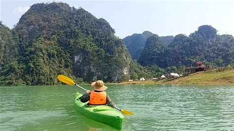 Chèo Thuyền Du Lịch Xem Cảnh đẹp Hồ Nong Dùng Tourism Kayaking In Nong