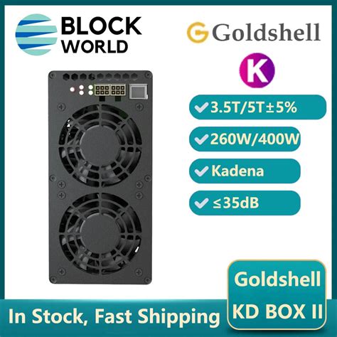 New Goldshell Kd Box Ii Th S W Kda Miner Kadena Asic Miner