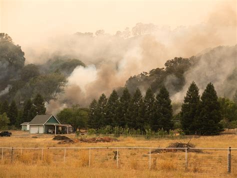 Photos Lightning Fires Burn In Solano County