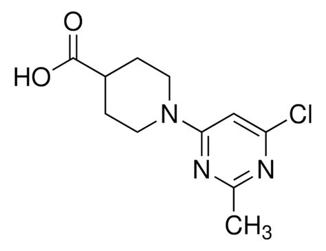 1 6 Chloro 2 Methyl 4 Pyrimidinyl 4 Piperidinecarboxylic Acid