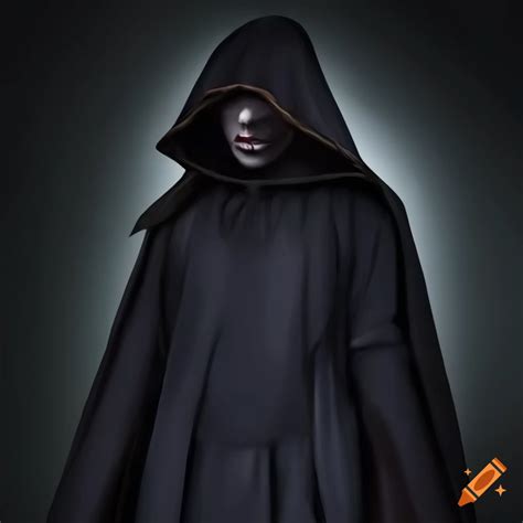 Person Wearing A Dark Cloak On Craiyon