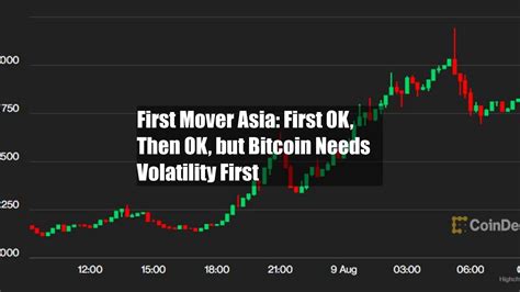 First Mover Asia First 30K Then 40K But Bitcoin Needs Volatility