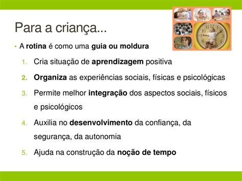 A importância da rotina para o desenvolvimento infantil