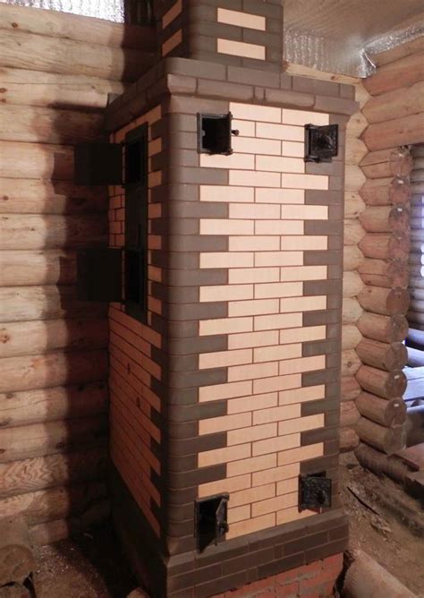 Банная печь из кирпича цена кладки под ключ 120 000