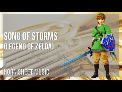 Horn Sheet Music How To Play Song Of Storms Legend Of Zelda By Koji