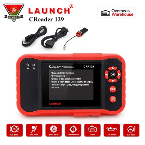 Launch Crp Obd Code Reader X Creader Auto Car Scanner